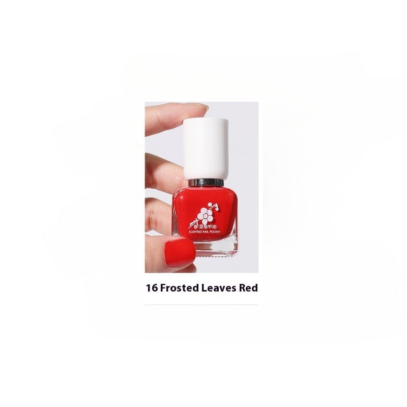Water-based Quick-drying Baking-free Long-lasting Tearable Popular Color White Fragrance-retaining Nail Polish