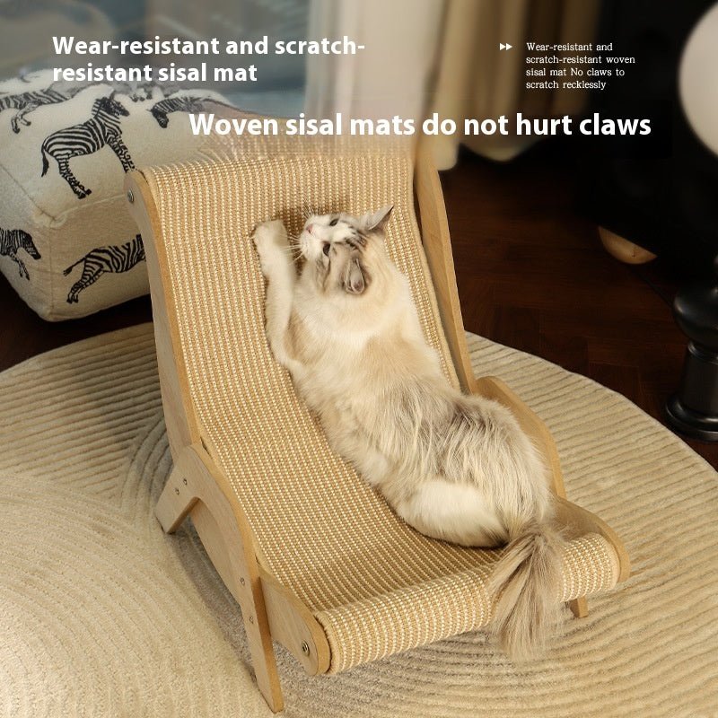 Sisal Cat Nest Cat Scratch Board Recliner Breathable And Wearable