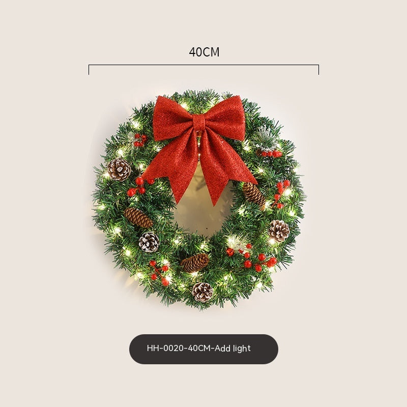 Christmas Garland Decoration Door Hanging Scene