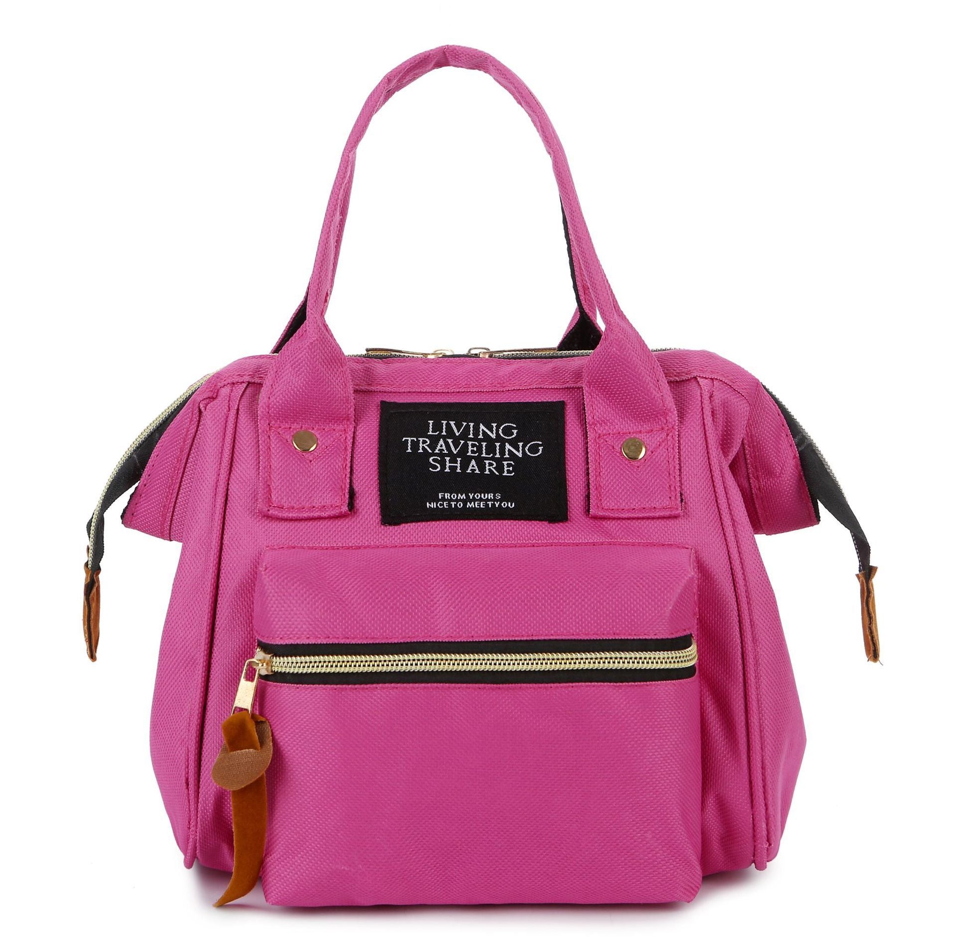 MomMini Oxford Shoulder Backpack – Compact, Cute & Functional for Moms