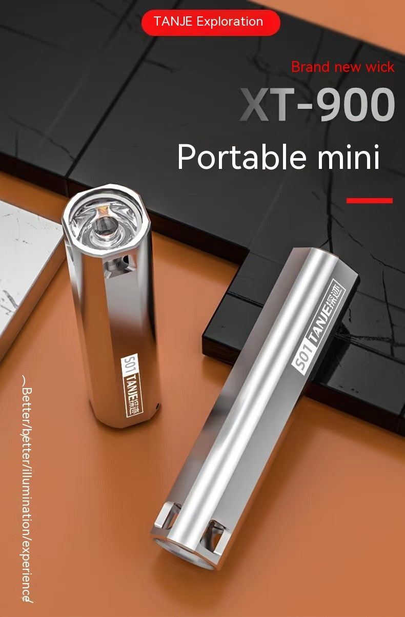 Strong Light Rechargeable Self-defense  Long-range,Outdoor Multifunctional Emergency Student Home Waterproof Mini Flashlight