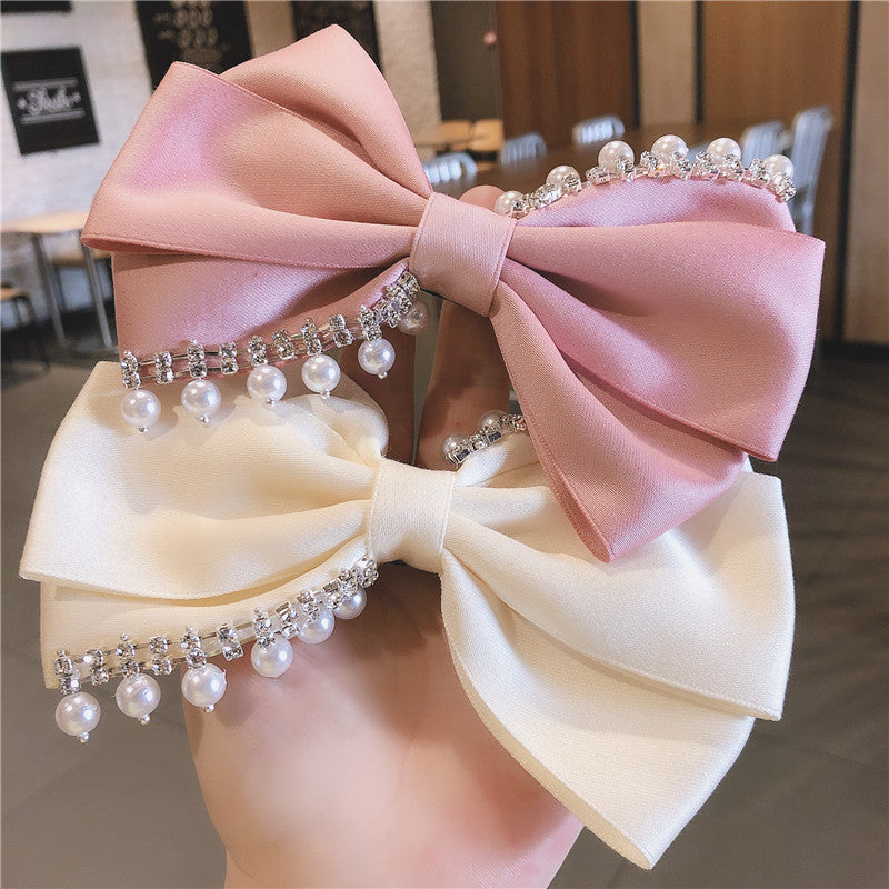 Hairpin Super Fairy Temperament Girl Side Clip Spring Hairpin Hair Accessories