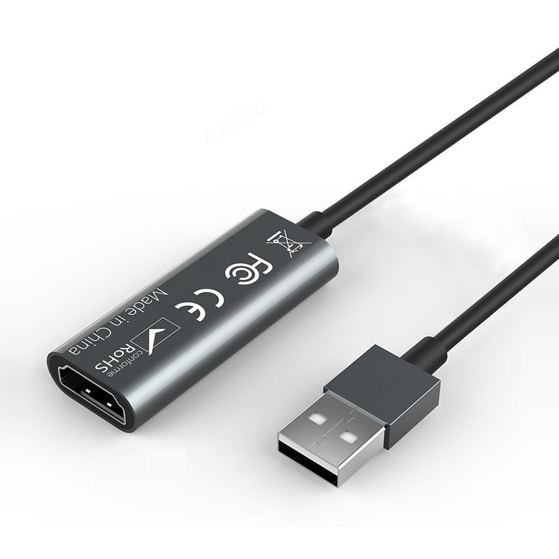 Game Live Streaming HDMI To USB 2.0 With Cable Video Capture Card 4k