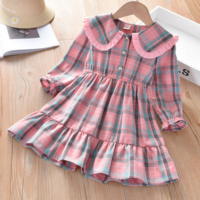 Girls Cotton Western Style Shirt Dress Regular Fit Outfit