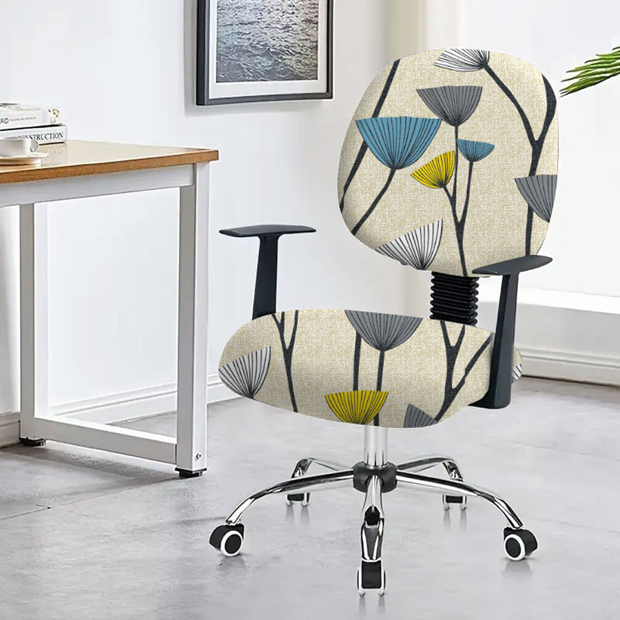 Universal Elastic Polyester Office Computer Chair Armrest Cover