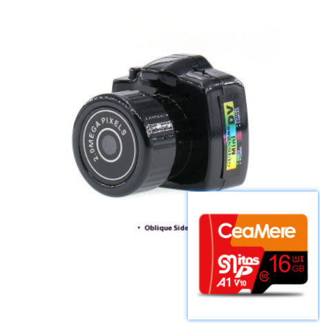 Y2000 Outdoor Sports Small Camera Riding Recording Digital DV Camera