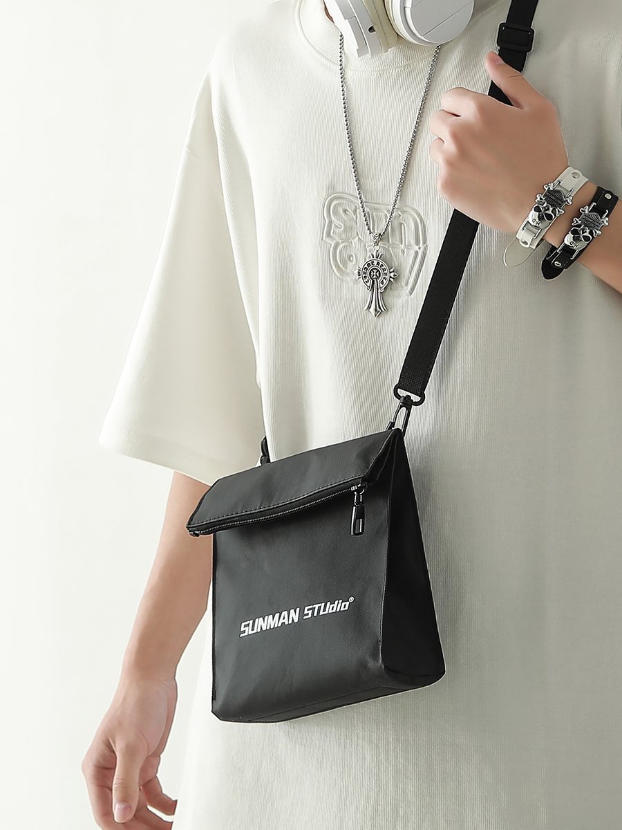 Simple All-match Messenger Bag Design Backpack