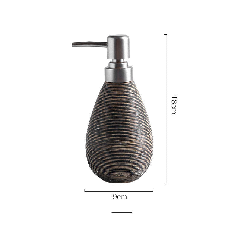 Ceramic Bathroom Bottles – Shower Gel & Lotion Dispensers