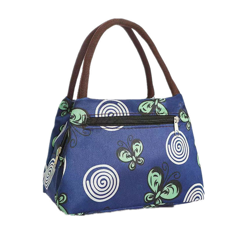 Printed Portable Student Small Cloth Bag – Makeup & Storage Organizer