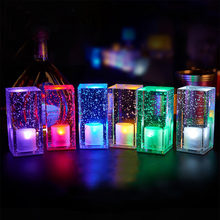 Bar Table Lamp LED Rechargeable Bar Table Lamp Night Light Clear Bar Table Lamp