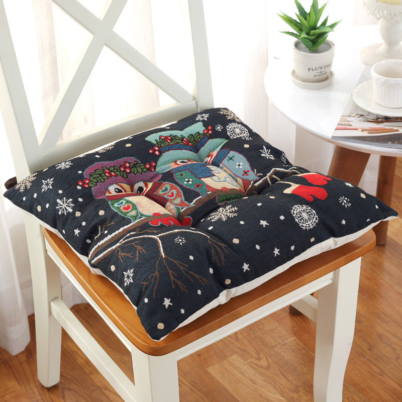 Thickened Non-slip Chair Cushion Tatami Children's Heightened Dining Chair Cushion Solid Wood Stool Car Seat Cushion