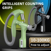 Smart Counting Hand Grip – Adjustable 10–100KG Grip Strength Trainer