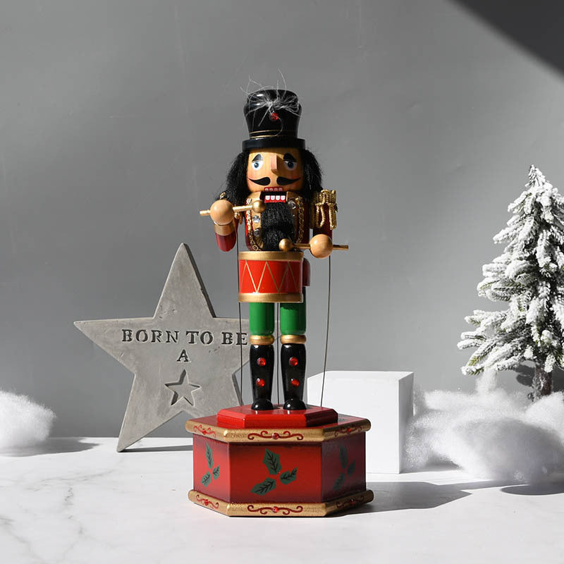 King Soldier Music Box Painted Doll Music Box Crafts