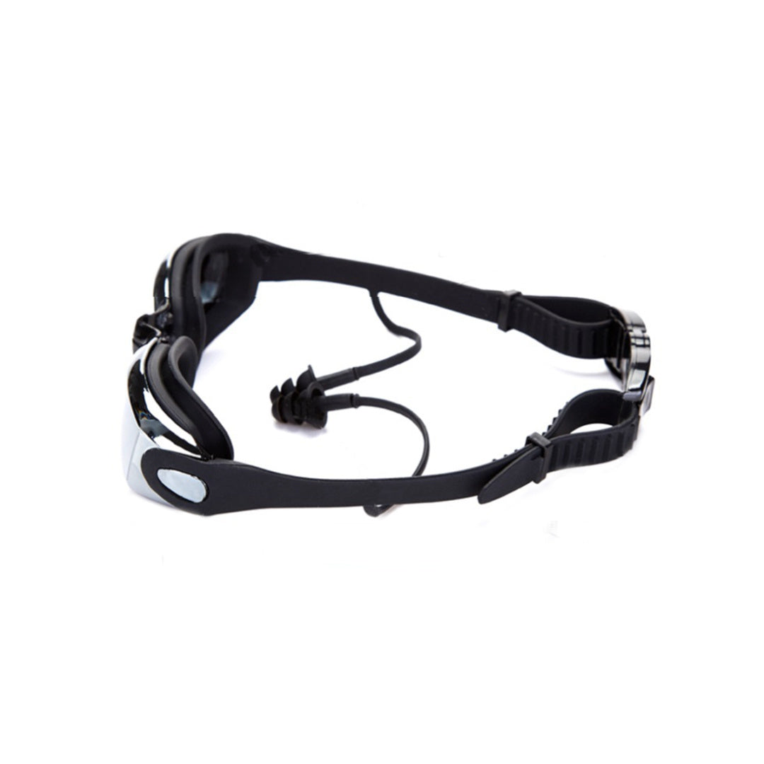 Silicone Swim Goggles Anti Fog UV No Leak Wide View