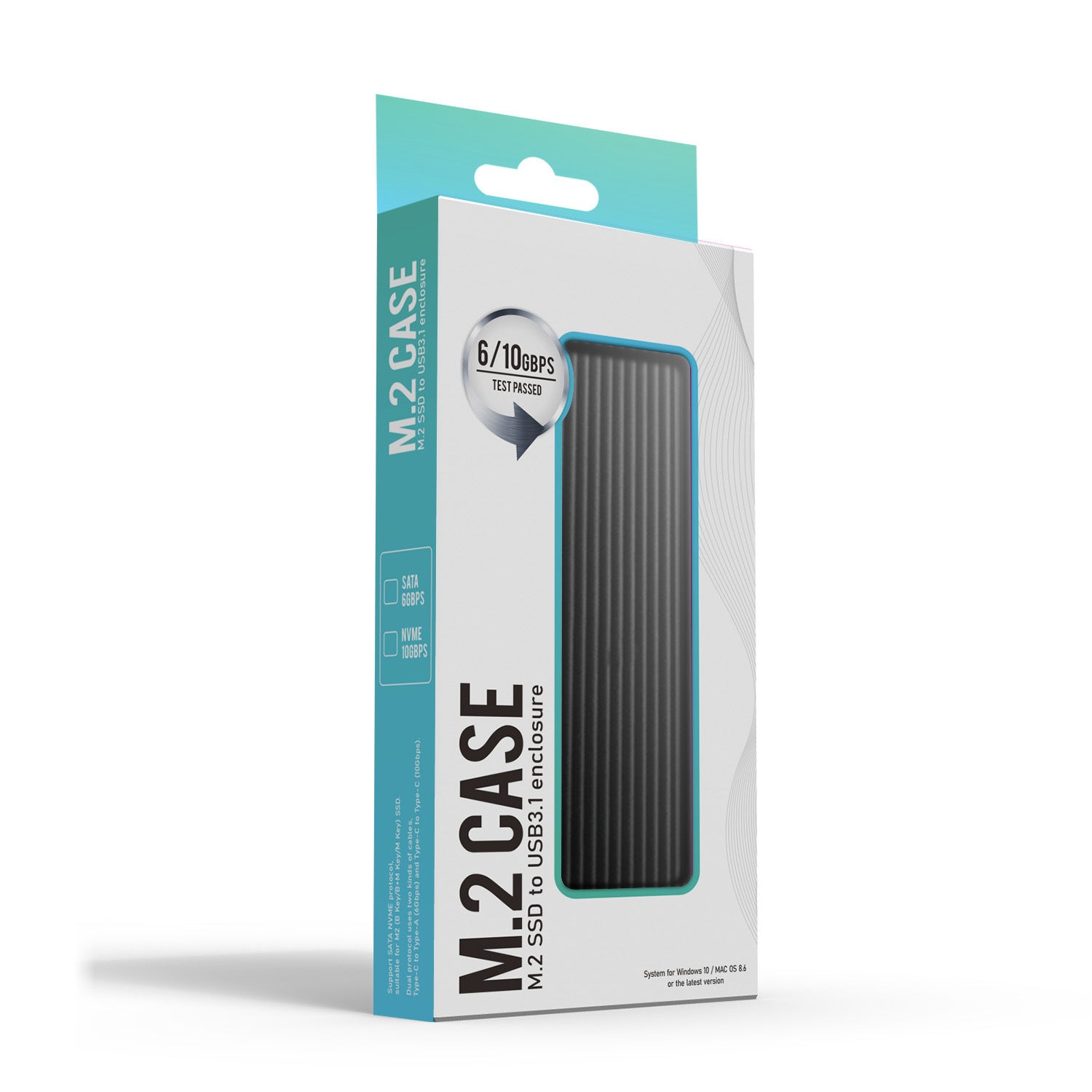 Dual Protocol Universal SSD Hard Disk Enclosure – Versatile Storage
