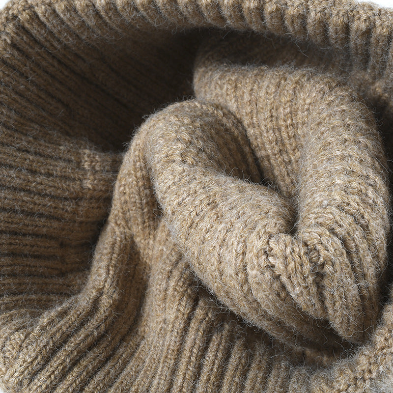 All-Match Simple Warm Thickened Knitted Hat – Cozy Winter Headwear