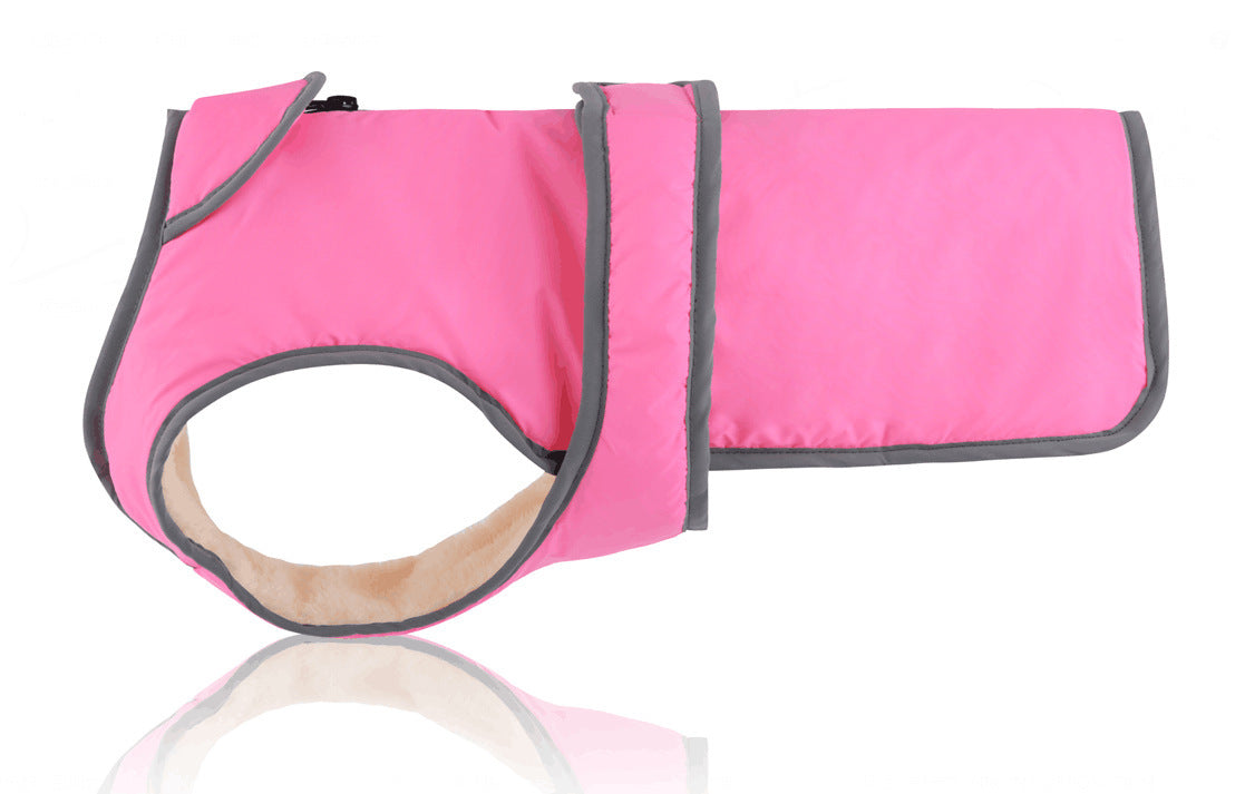 Lapel Pet Dog Clothes Autumn Cotton-padded Coat