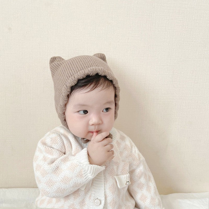Knitted Ear Protection For Autumn Baby