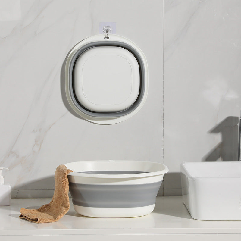 Unisex Foldable Plastic Baby Wash Basin Portable For Home