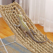 Sea Straw Rope Rectangular Hand-woven Pet Hammock Crawling Mat