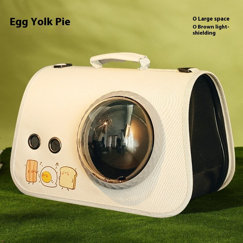 Pet Supplies Cat Bag Out Transparent Space Cover Flight Case