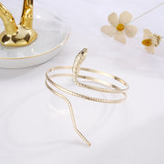 Personality Trend Double-layer Snake-shaped Armband Bracelet