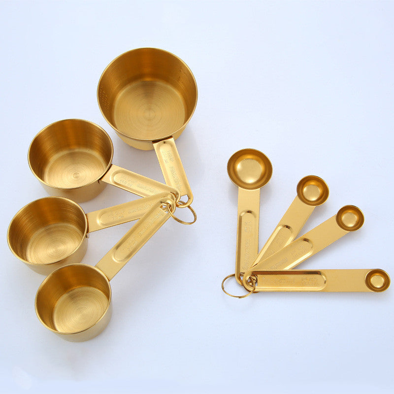 Stainless Steel Measuring Spoons – Kitchen & Coffee Scoop Set
