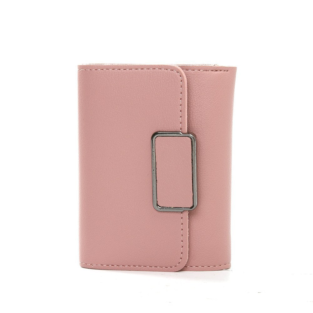 Women's Short And Simple Plaid Fashion Wallet