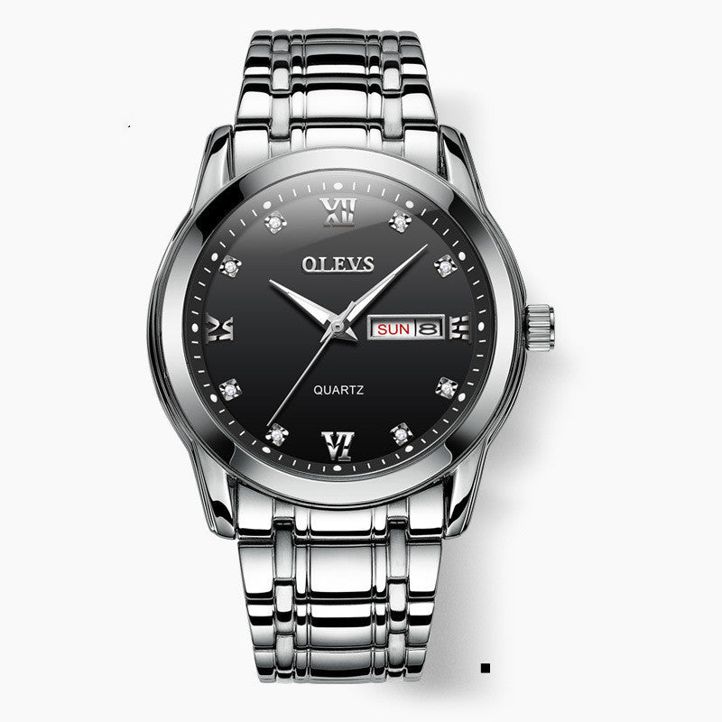 Trendy Brand Quartz Watch Luminous Waterproof Men's Watch