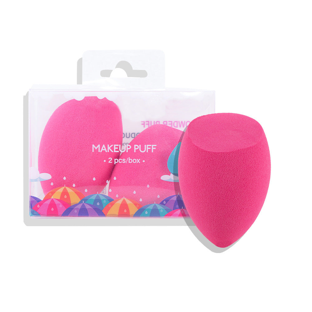 2-Pack Cosmetic Beauty Eggs – Drop & Pear-Shaped Makeup Sponges