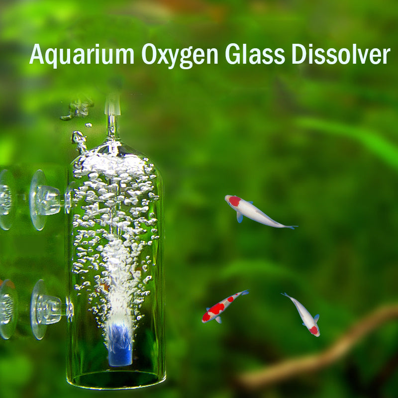 Aquarium Crystal Glass Device Transparent Dissolved Oxygen Cover  Water Tank