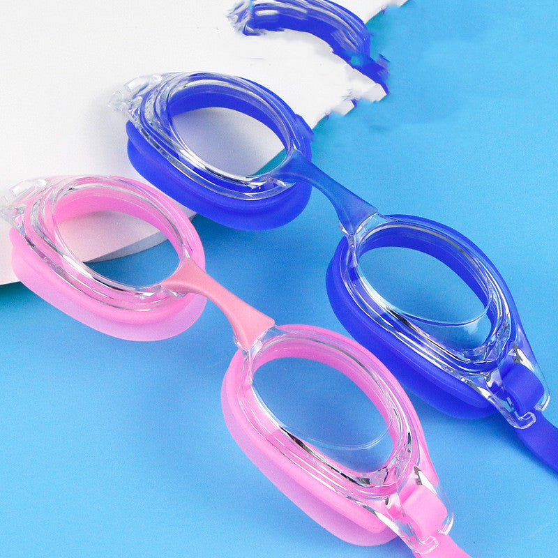 HD Waterproof Non-fogging Swimming Glasses Myopia Goggles