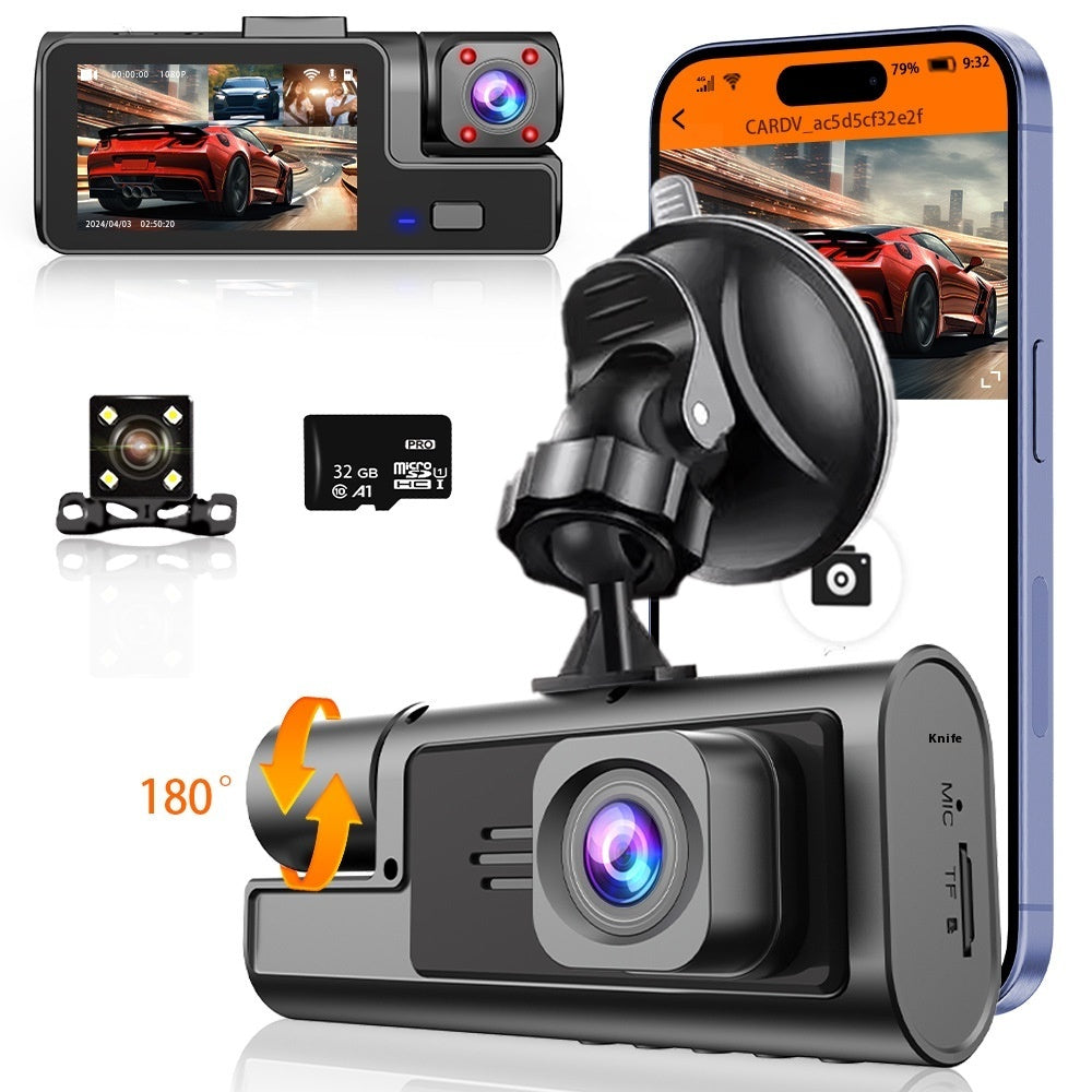 WiFi Driving Recorder – Phone Interconnection & Reversing Camera