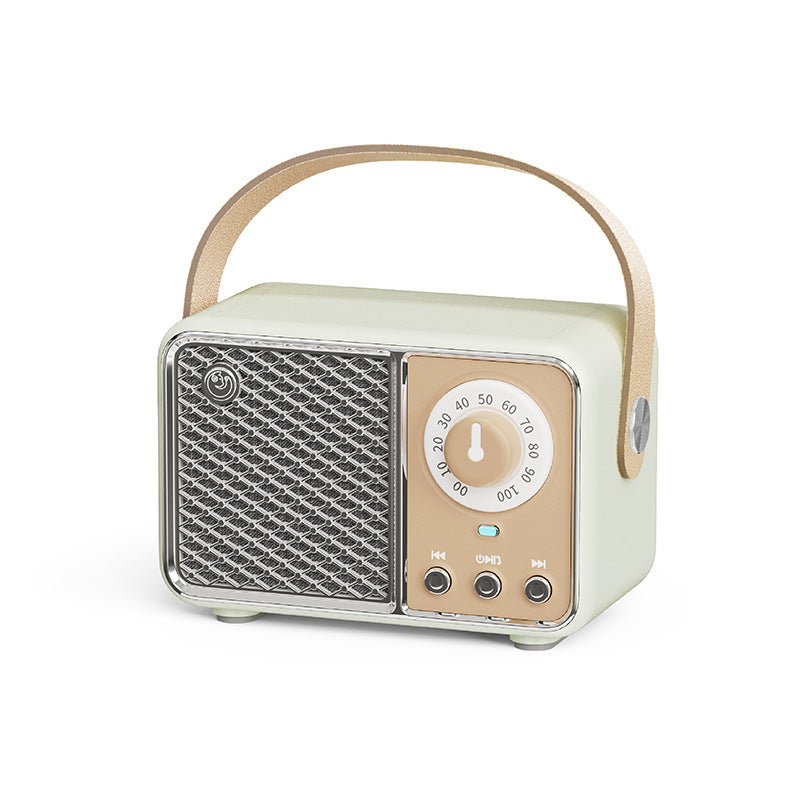 Plastic Bluetooth Retro Mini Speaker For Car And Desk