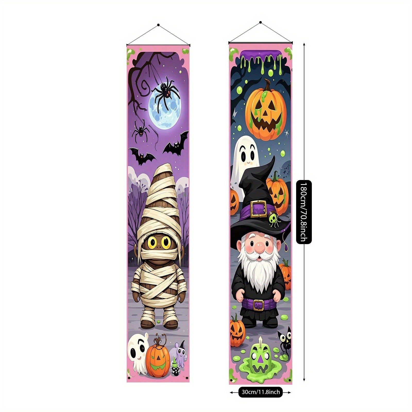 Halloween Couplet Decorations Party Banner Hanging Flag