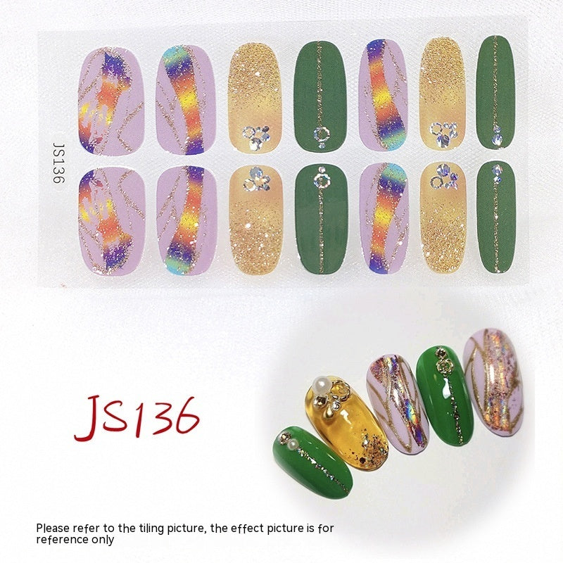 Three-dimensional Craft Crystal Nail Oil Film Crystal Glass Nail Sticker