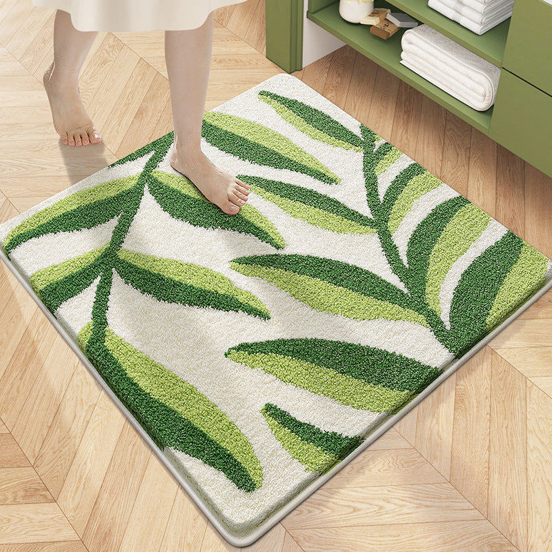 Square Bath Mat – Super Absorbent, Non-Slip Bathroom Floor Rug