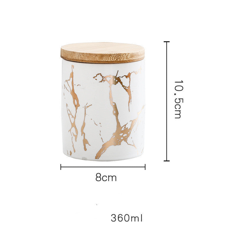 Kitchen Ceramic Food Storage Airtight Jar Box