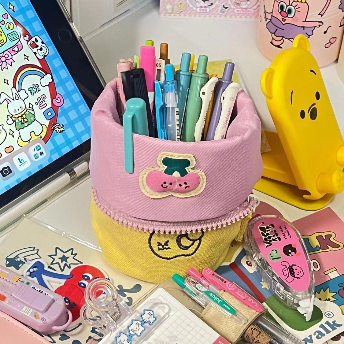 Creative Pull-out Pencil Case High Vertical Turn