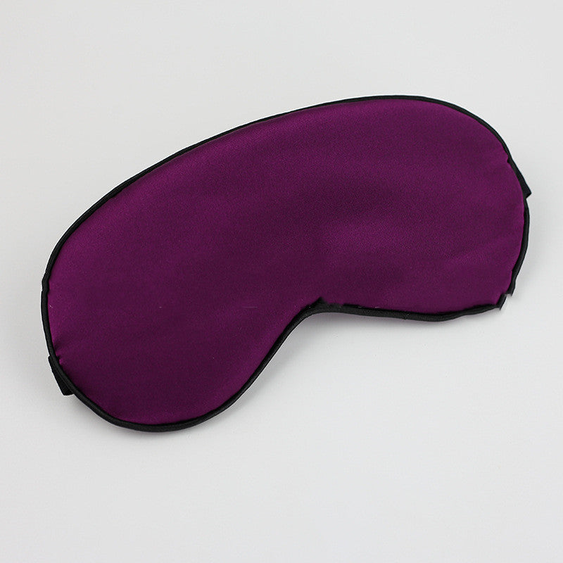 1Pc Silk Sleep Eye Mask – Padded Travel Blindfold for Relaxation & Shade Cover