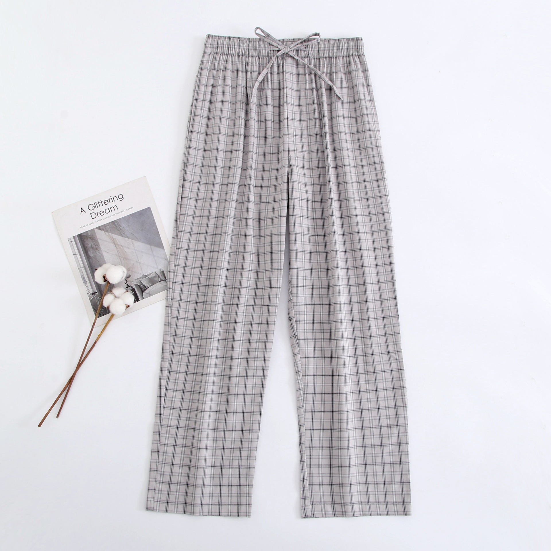 Men's Thin Pajamas Cotton Comfortable And Breathable