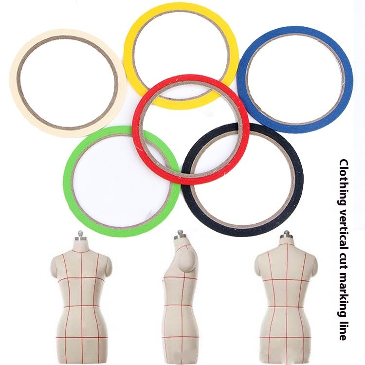Colored Masking Tape – Clothing Props, Mannequin Positioning, and Pattern Making