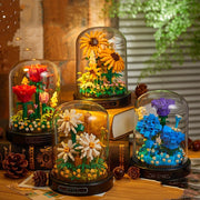 Small Particle Assembly Rose Decoration Toys