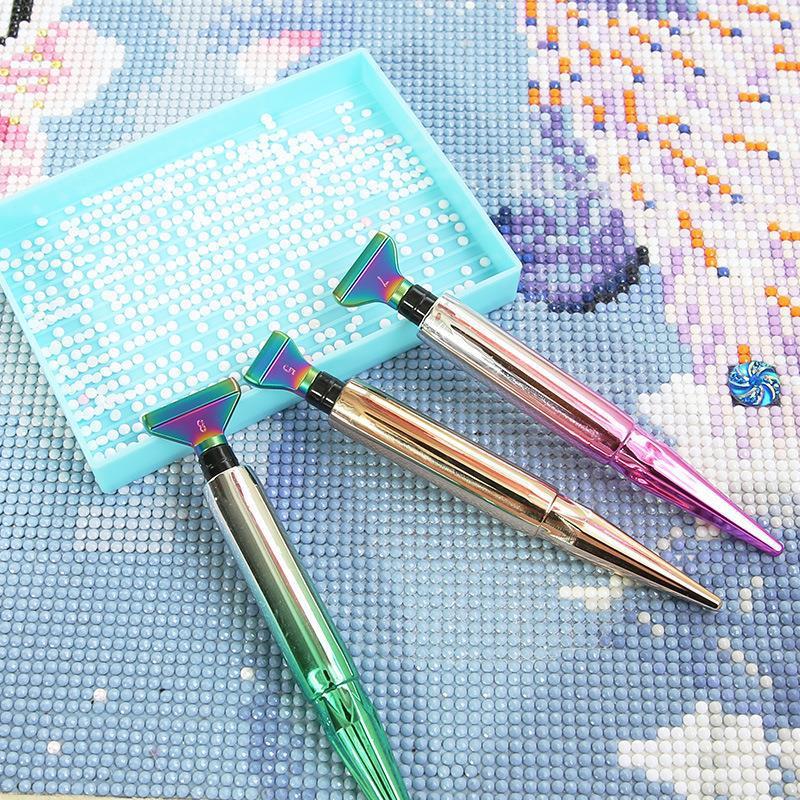 Crystal Quicksand Point Drill Pen – Transparent Diamond Painting & Nail Art Tool