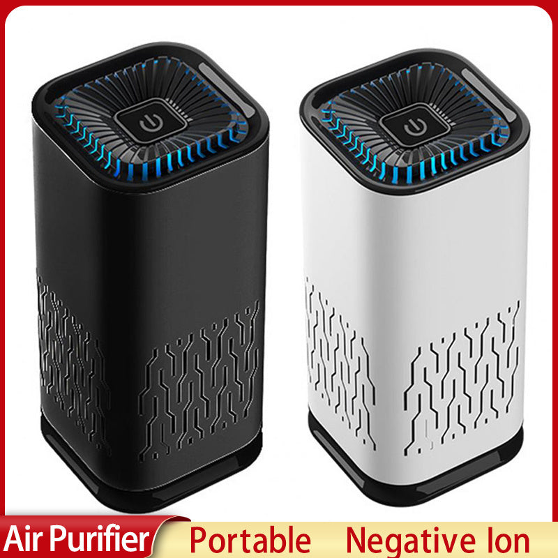 Portable Car & Home Air Purifier – Negative Ion Generator for Dust, Smoke & Formaldehyde Removal