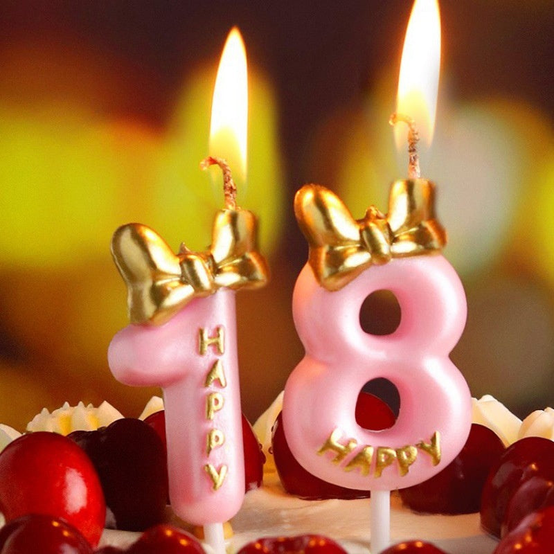 Birthday Cake Decoration Birthday Digital Candle