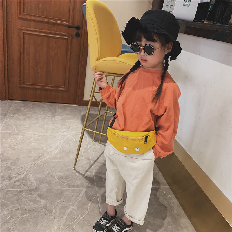 Children’s Single-Shoulder Waist Bag – Fun Patterned Kids’ Sling Bag