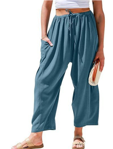Women’s Wide Leg Drawstring Pants – Street Style Essentials