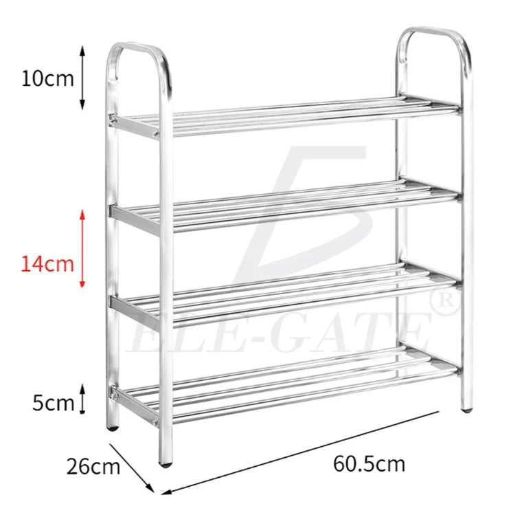 4 Tier Stainless Steel Shoe Organizer