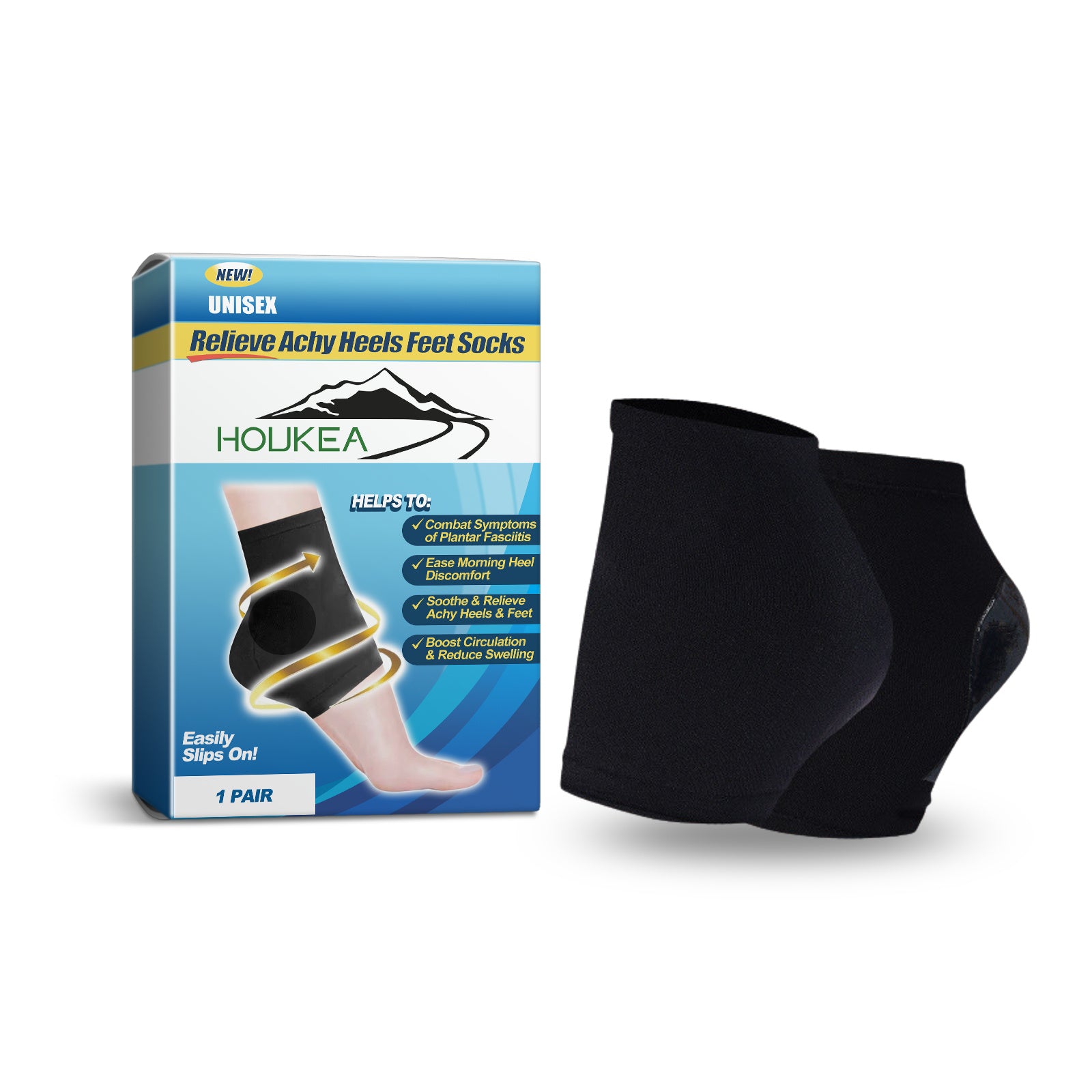 Heel and Foot Pain Relief Socks